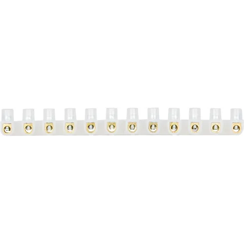 Клемна колодка тип W(U) 6 мм² / 6А серії ЕМ біла Клемна колодка тип W(U) 6 мм² / 6А серії ЕМ біла