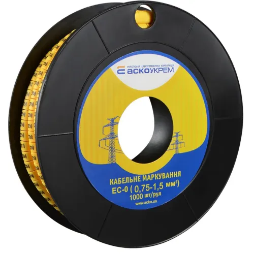 Маркування EC-0 0,75-1,5 кв.мм 2 "9" Маркування EC-0 0,75-1,5 кв.мм 2 "9"