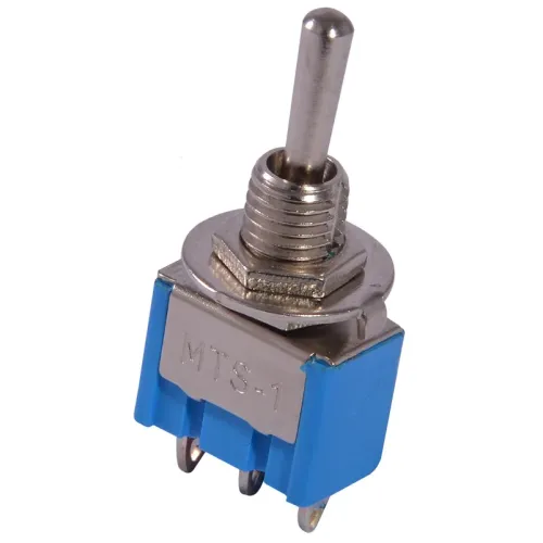 Тумблер MTS-102 ON-ON 2Пол. *3Конт. Тумблер MTS-102 ON-ON 2Пол. *3Конт.