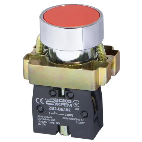 XB2-BA42 Кнопка "Стоп" красная XB2-BA42 Кнопка "Стоп" красная