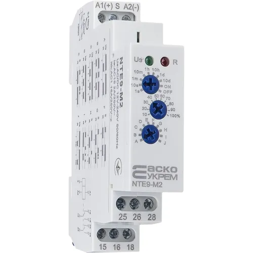 Реле времени многофункциональное NTE9-M2 AC/DC 12-240V Реле времени многофункциональное NTE9-M2 AC/DC 12-240V