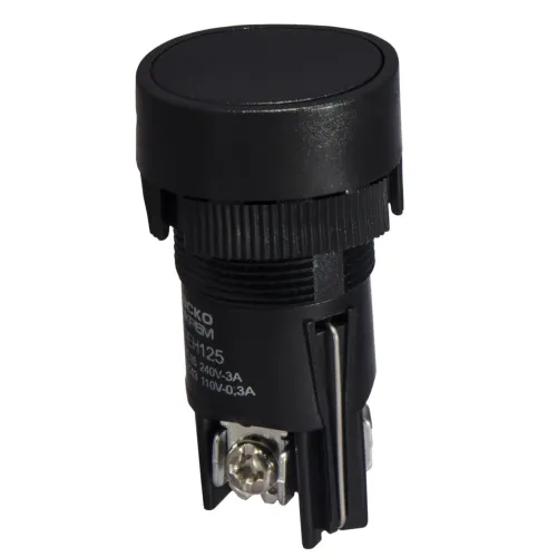 XB2-EH125 Кнопка "Старт" черная с фиксацией (NO+NC) XB2-EH125 Кнопка "Старт" черная с фиксацией (NO+NC)