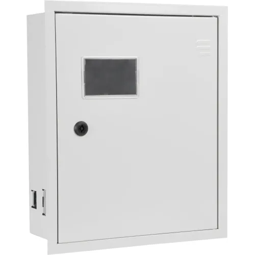 Корпус учета металлический Light 27 модулей 3фл, встроенный IP31, серии UBox Корпус учета металлический Light 27 модулей 3фл, встроенный IP31, серии UBox