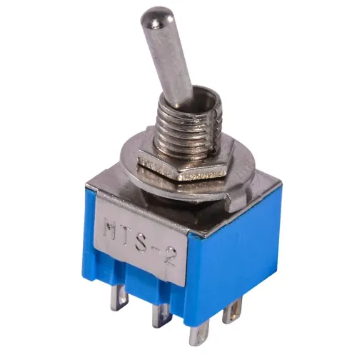 Тумблер MTS-212 (ON)-ON 2Пол. *6Конт. Тумблер MTS-212 (ON)-ON 2Пол. *6Конт.