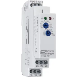 Реле затримки часу на увімкнення NTE9-A2 AC/DC 12-240V Реле затримки часу на увімкнення NTE9-A2 AC/DC 12-240V