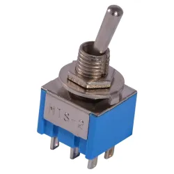 Тумблер MTS-203 ON-OFF-ON 3Пол. *6Конт. Тумблер MTS-203 ON-OFF-ON 3Пол. *6Конт.