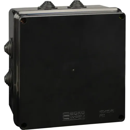 Распределительная коробка серии UAtmo Jet Black 150*150*70 (уп. 9шт) Распределительная коробка серии UAtmo Jet Black 150*150*70 (уп. 9шт)