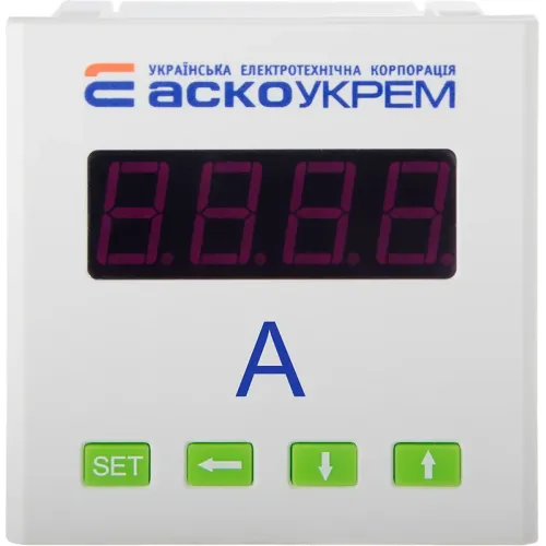 AС амперметр цифровий 5А 72х72 модель ЦА-7 AС амперметр цифровий 5А 72х72 модель ЦА-7