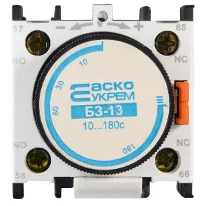 Блок задержки БЗ-13 (LA3-DR4) (10,0-180,0с Выкл) Блок задержки БЗ-13 (LA3-DR4) (10,0-180,0с Выкл)