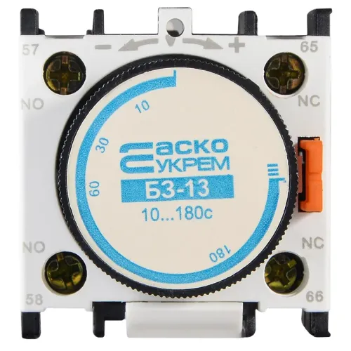 Блок задержки БЗ-13 (LA3-DR4) (10,0-180,0с Выкл) Блок задержки БЗ-13 (LA3-DR4) (10,0-180,0с Выкл)