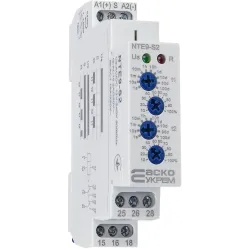 Реле времени асимметричного цикла NTE9-S2 AC/DC 12-240V Реле времени асимметричного цикла NTE9-S2 AC/DC 12-240V