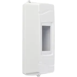 Корпус модульний пластиковий, 1 модуль, навісний, без дверцят, серії UBox Корпус модульний пластиковий, 1 модуль, навісний, без дверцят, серії UBox