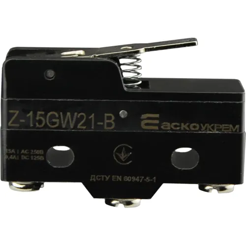 Мікровимикач Z-15GW21-B Мікровимикач Z-15GW21-B
