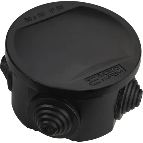 Распределительная коробка серии UAtmo Jet Black 50*50 (уп. 25шт) Распределительная коробка серии UAtmo Jet Black 50*50 (уп. 25шт)