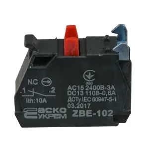 BE-102 N/C Контакт для кнопок TB5 BE-102 N/C Контакт для кнопок TB5