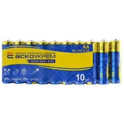 Батарейка солевая AА.R6.SP10 (shrink 10) Батарейка солевая AА.R6.SP10 (shrink 10)