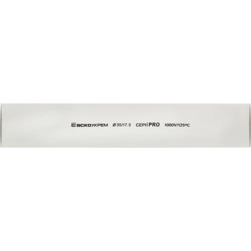Термоусадочная трубка 35,0/17,5 шт. (1м) белая серии PRO Термоусадочная трубка 35,0/17,5 шт. (1м) белая серии PRO
