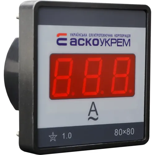 Цифровой амперметр АС 30А 80х80 (ЦА-8 LBN) Цифровой амперметр АС 30А 80х80 (ЦА-8 LBN)