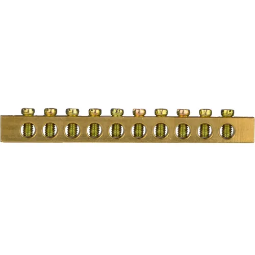 Нулевая шина 10 отв. (8*12) Нулевая шина 10 отв. (8*12)
