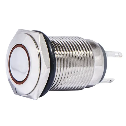 TYJ 16-261 Кнопка металева пласка з підсвічуванням, 1NO+1NC, червона 220V. TYJ 16-261 Кнопка металева пласка з підсвічуванням, 1NO+1NC, червона 220V.