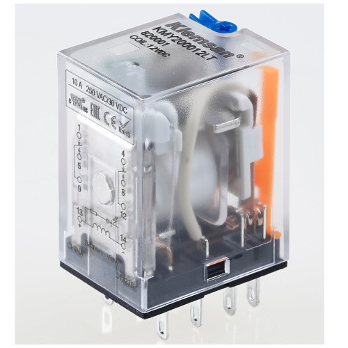 Проміжне реле KMY 2PCO 10A 110V DC Проміжне реле KMY 2PCO 10A 110V DC