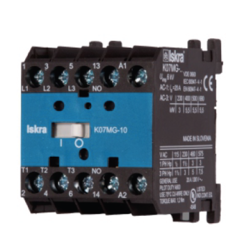 Миниконтактор ISKRA K08MG-10 B7, 24V-DC Миниконтактор ISKRA K08MG-10 B7, 24V-DC