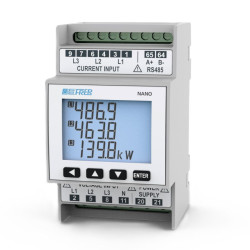 Аналізатор мережі модульний FRER NaNo 1-5A RS485 400V Аналізатор мережі модульний FRER NaNo 1-5A RS485 400V