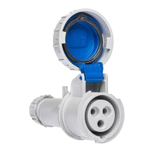 Розетка кабельна IDE MUNDIAL 2P+E 16A 200-250V IP66-67 Розетка кабельна IDE MUNDIAL 2P+E 16A 200-250V IP66-67