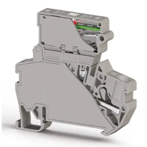 Клема Klemsan PYK 4 SLD 24V под предохранитель 4 мм серая Клема Klemsan PYK 4 SLD 24V под предохранитель 4 мм серая