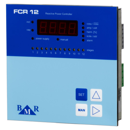 Регулятор реактивної потужності BMR FCR12RS, живлення 400V + порт зв'язку RS-485 Регулятор реактивної потужності BMR FCR12RS, живлення 400V + порт зв'язку RS-485