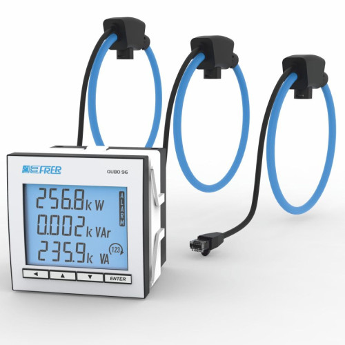 Анализатор сети FRER QUBO H + 3xRog.d200, 80-260V, ETH-G Анализатор сети FRER QUBO H + 3xRog.d200, 80-260V, ETH-G