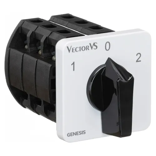 Кулачковий перемикач Vector VS GC 63A 3P схема 53 (1-0-2) Кулачковий перемикач Vector VS GC 63A 3P схема 53 (1-0-2)