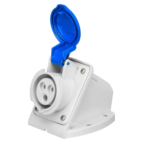 Розетка настенная IDE MUNDIAL 2P+E 16A 200-250V IP44 Розетка настенная IDE MUNDIAL 2P+E 16A 200-250V IP44