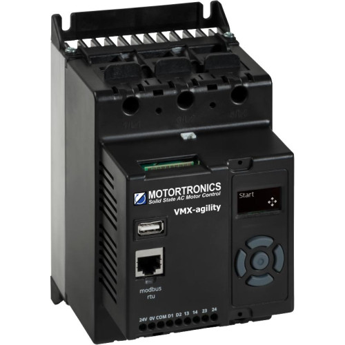 Цифровий пристрій плавного пуску Motortronics VMX-AGILITY 66A/37 kW, 200-600 VAC Цифровий пристрій плавного пуску Motortronics VMX-AGILITY 66A/37 kW, 200-600 VAC