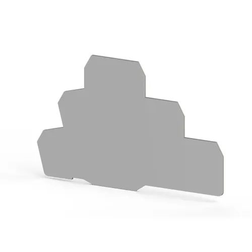 Торцева кришка Klemsan NPP/PUK 3 сіра Торцева кришка Klemsan NPP/PUK 3 сіра