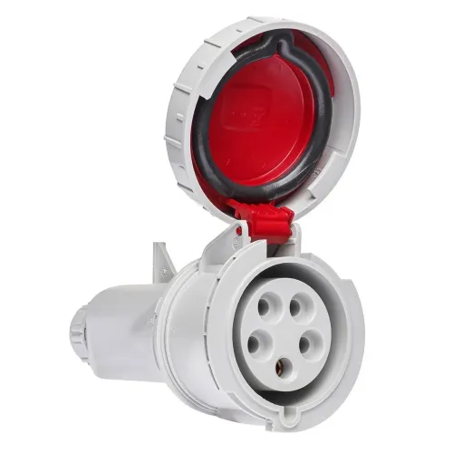 Розетка кабельная IDE MUNDIAL 3P+N+E 32A 200/346-240/415V IP66-67 Розетка кабельная IDE MUNDIAL 3P+N+E 32A 200/346-240/415V IP66-67