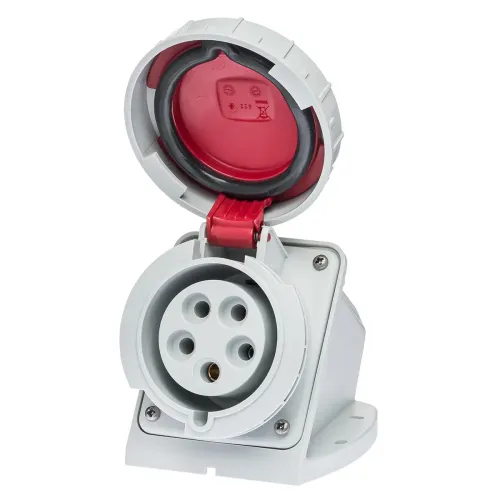 Розетка настенная IDE MUNDIAL 3P+N+E 32A 200/346-240/415V IP66-67 Розетка настенная IDE MUNDIAL 3P+N+E 32A 200/346-240/415V IP66-67