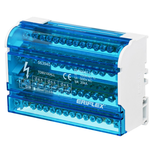 Четырехполюсная колодка nVent Eriflex ТD 80/100ALL 14 выходов Четырехполюсная колодка nVent Eriflex ТD 80/100ALL 14 выходов