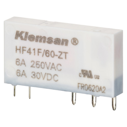 Реле Klemsan 60V DC SLIM TIP 6A/250VAC Реле Klemsan 60V DC SLIM TIP 6A/250VAC