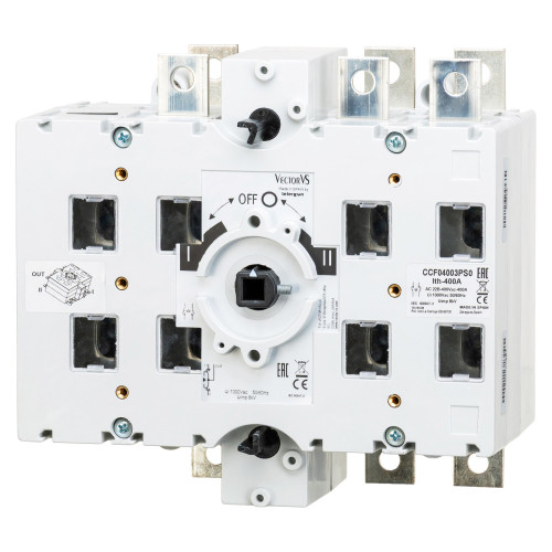Перемикач TELERGON CCF 3P 400A Перемикач TELERGON CCF 3P 400A
