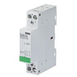 Модульний контактор ISKRA IKA 20A 230V AC 2NO Модульний контактор ISKRA IKA 20A 230V AC 2NO
