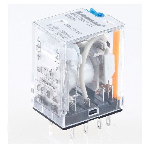 Проміжне реле KRM 2PCO 12A 12V DC LED\Тест Проміжне реле KRM 2PCO 12A 12V DC LED\Тест