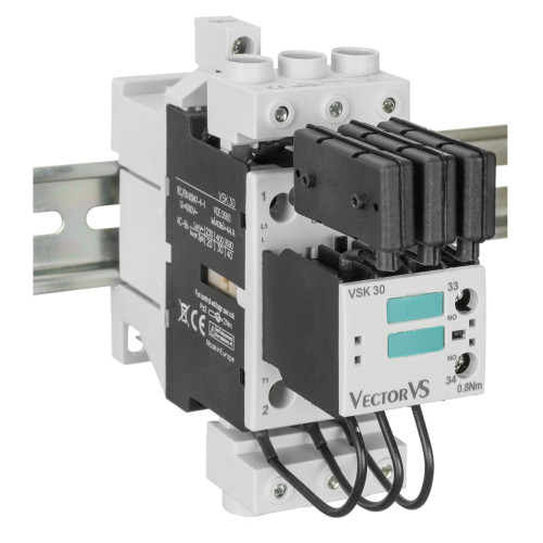 Контактор для комутації конденсаторів до 30 кВАр VSK 30 11 230V 50/60Hz Контактор для комутації конденсаторів до 30 кВАр VSK 30 11 230V 50/60Hz