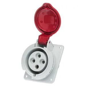 Розетка вбудована IDE MUNDIAL 3P+E 32A 380-415V IP44 Розетка вбудована IDE MUNDIAL 3P+E 32A 380-415V IP44