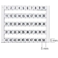 Маркувальна пластина - DY 5 (+) Klemsan Маркувальна пластина - DY 5 (+) Klemsan