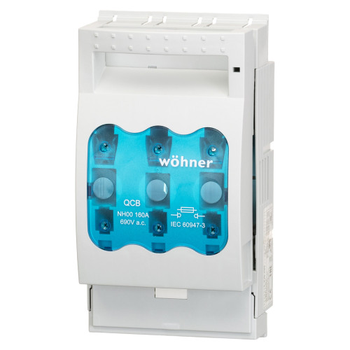 Блок-рубильник Woehner Quadron 00 3p 160A Блок-рубильник Woehner Quadron 00 3p 160A