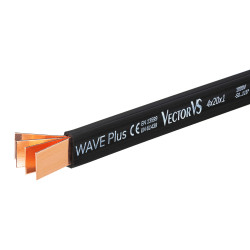 Гнучка мідна шина в ізоляції Vector VS WAVE PLUS 3x24x1, 413A, L2000mm Гнучка мідна шина в ізоляції Vector VS WAVE PLUS 3x24x1, 413A, L2000mm