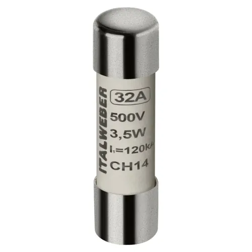 Предохранитель цилиндрический Italweber CH14 32A gG 14×51 500V Предохранитель цилиндрический Italweber CH14 32A gG 14×51 500V