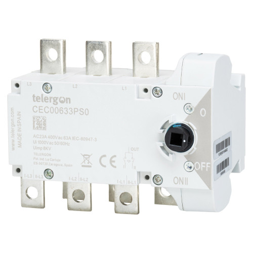 Переключатель TELERGON CEC 3P 63A Переключатель TELERGON CEC 3P 63A