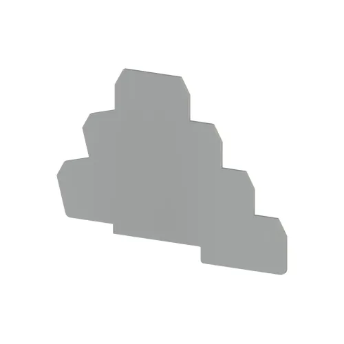 Торцевая крышка Klemsan NPP/PUK 3T серая Торцевая крышка Klemsan NPP/PUK 3T серая